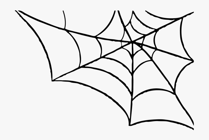 Transparent White Spider Web Png - Halloween Spider Web Clipart, Png