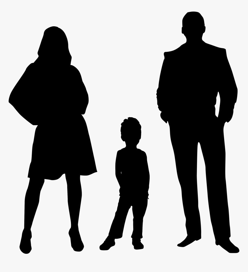 Standing,human Behavior,silhouette - Clipart Mennesker, HD Png Download, Free Download