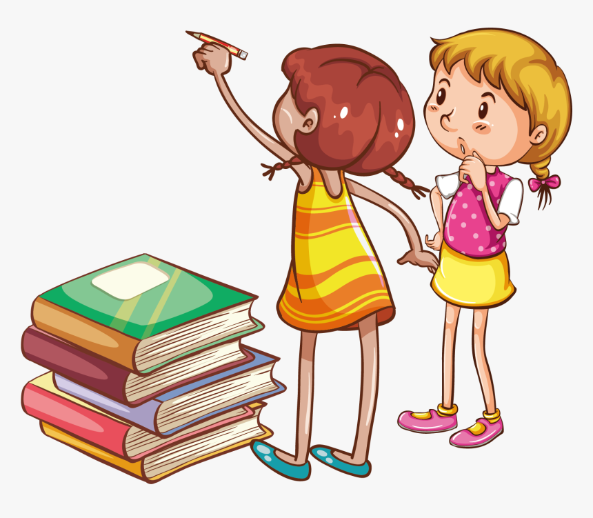 Awesome Collection Of 14 Free Share Clipart Book Share - Child Reading A Book Clipart Png, Transparent Png, Free Download