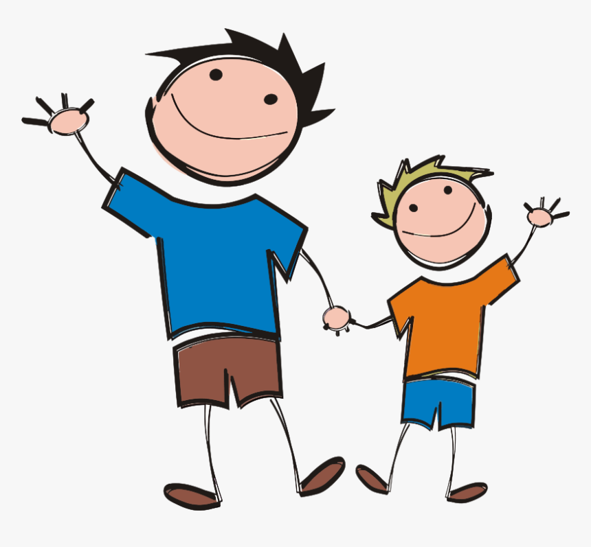 Father And Son Png Transparent - Father And Son Cartoon, Png Download -  kindpng