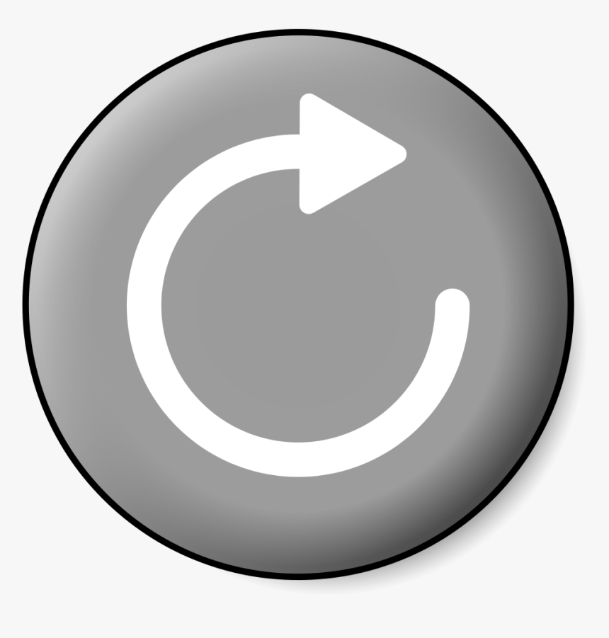 Reset Button Icon Png Www Pixshark Com Images Arrow - Reset Button Png White, Transparent Png, Free Download