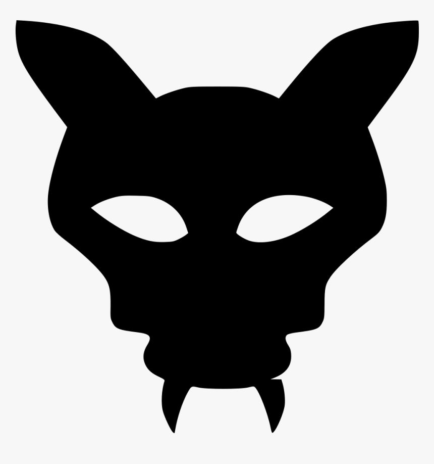 Devil Vampire Mask Bat - Vampire Mask Svg, HD Png Download, Free Download