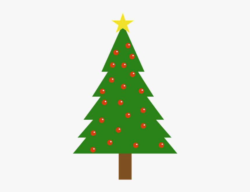 Christmas, Tree, Star, Pine, Decorations, Holidays - Drawing Is Cardboard Christmas Tree, HD Png Download, Free Download