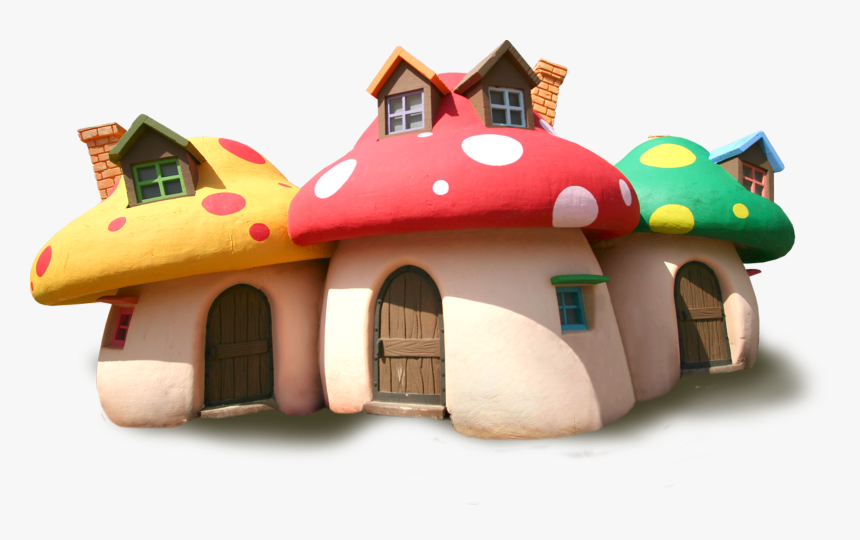 Small House Wallpaper Cartoon Mushroom Png Image High - House Wallpaper Cartoon, Transparent Png, Free Download