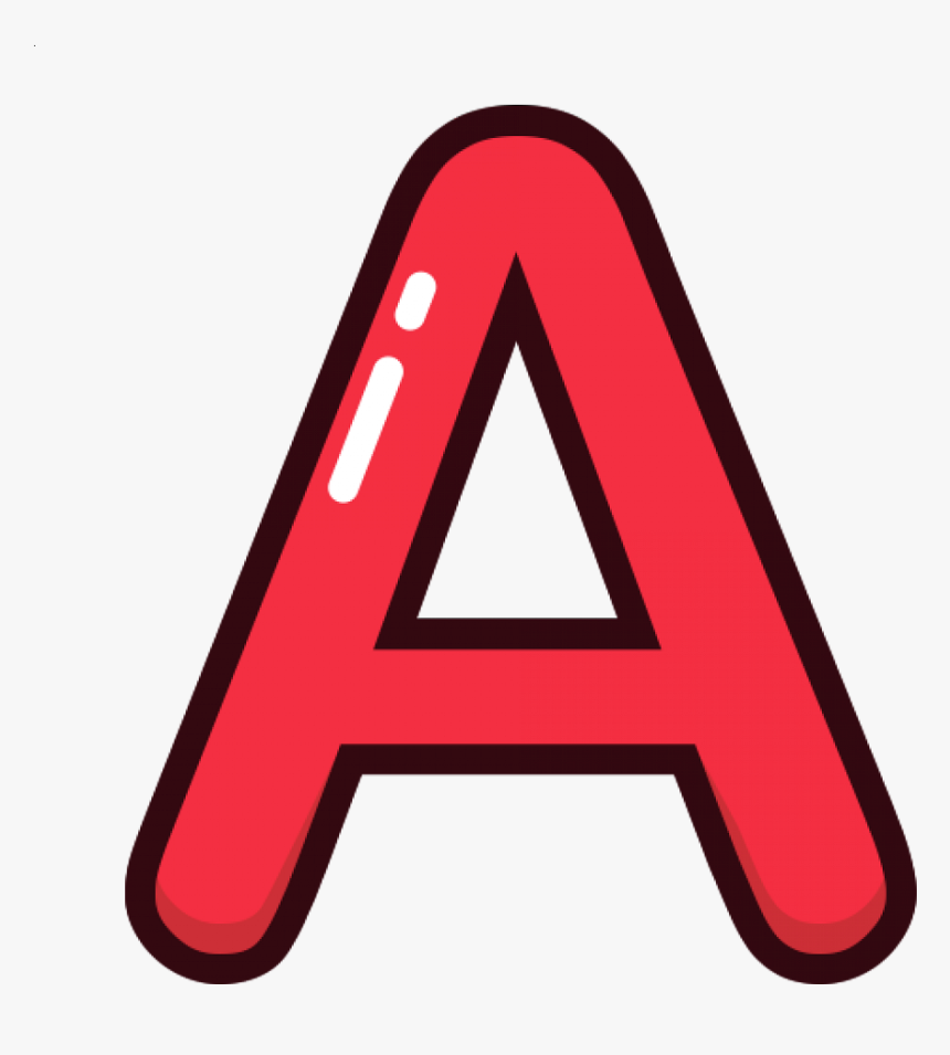 Transparent Letras Png - Alphabet Letters A Red, Png Download, Free Download
