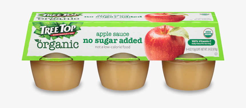 Tree Top Apple Sauce No Sugar Added - Natural Foods, HD Png Download, Free Download