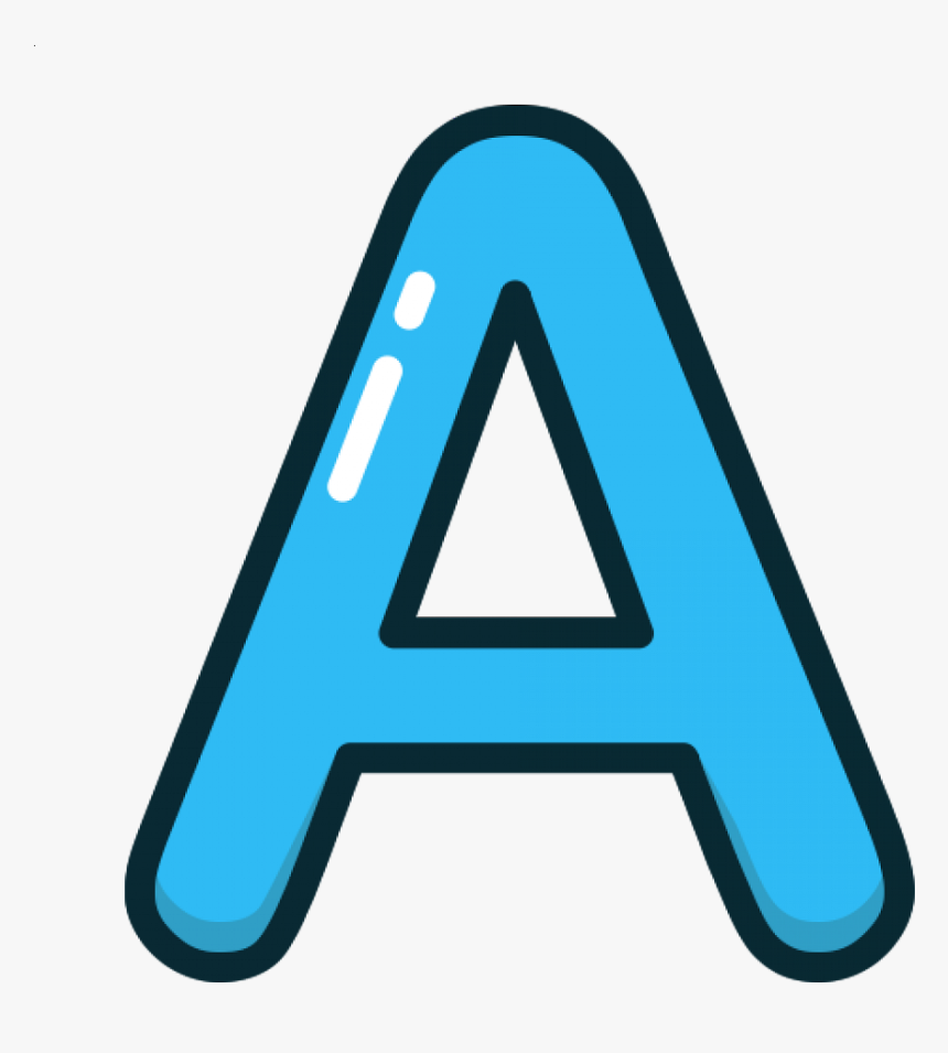 Letter A In Blue, HD Png Download, Free Download