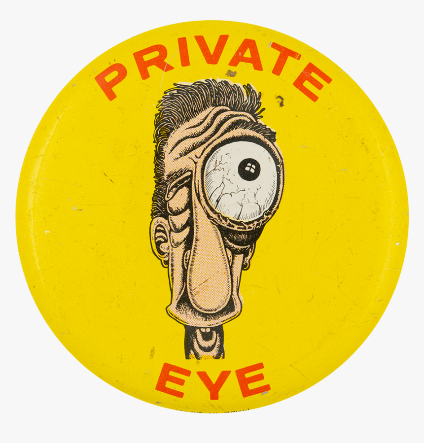 Basil Wolverton Private Eye Art Button Museum - Illustration, HD Png Download, Free Download