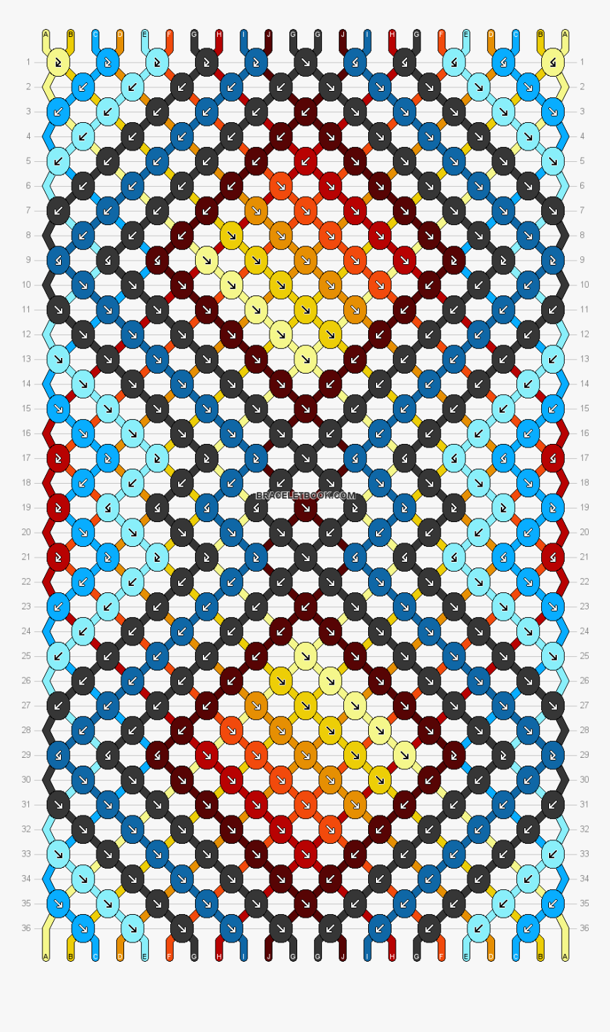 Friendship Bracelet Patterns Rainbow 2024 www.alhudapk