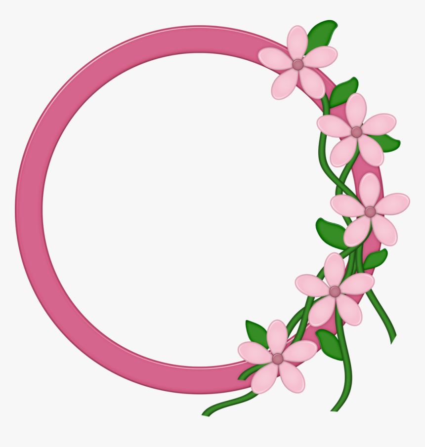 Borders And Frames, Frame Clipart, Vintage Diy, Round - Floral Frame Circle Png, Transparent Png, Free Download