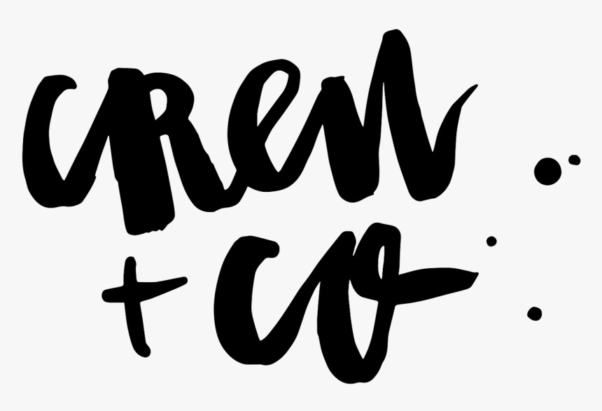 Crew Co - Calligraphy, HD Png Download, Free Download