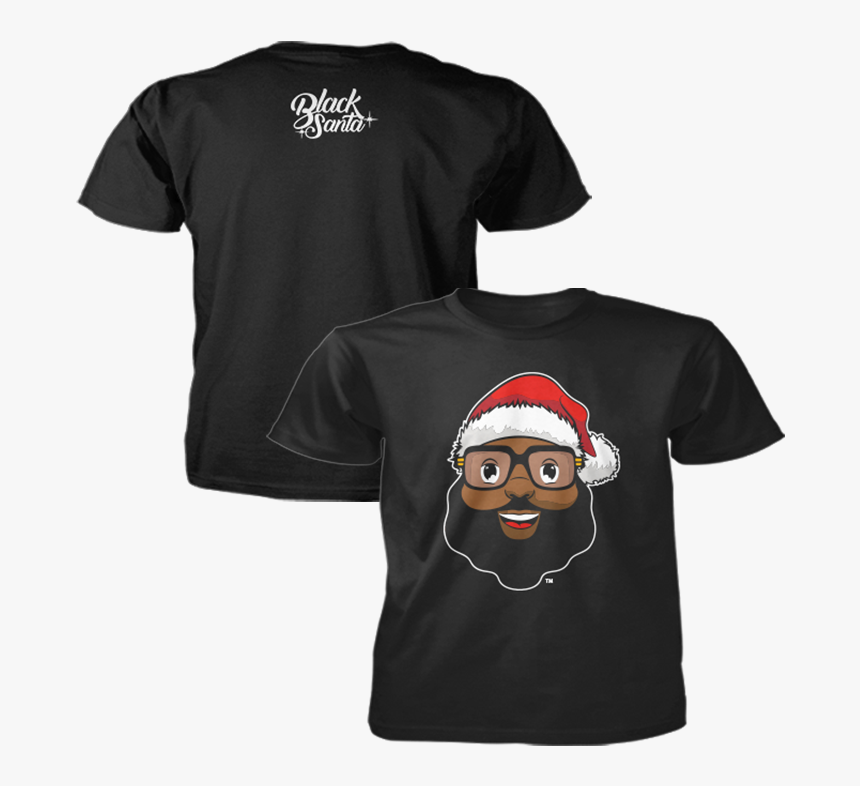 Black Santa Logo Kids Tee - Active Shirt, HD Png Download, Free Download