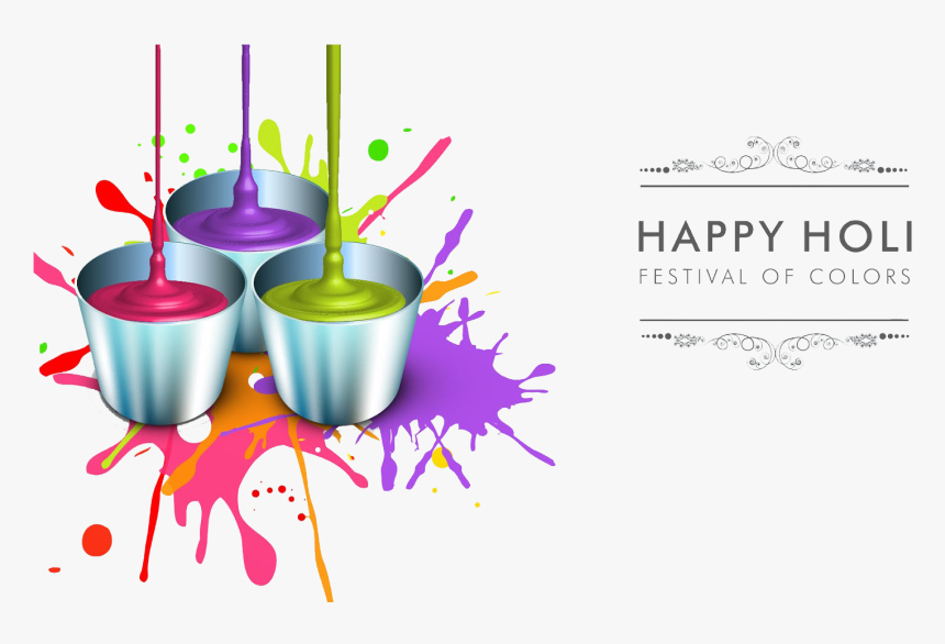 Festival Wish Colours Tour Holi Of Clipart - Happy Holi Images 2019, HD Png Download, Free Download