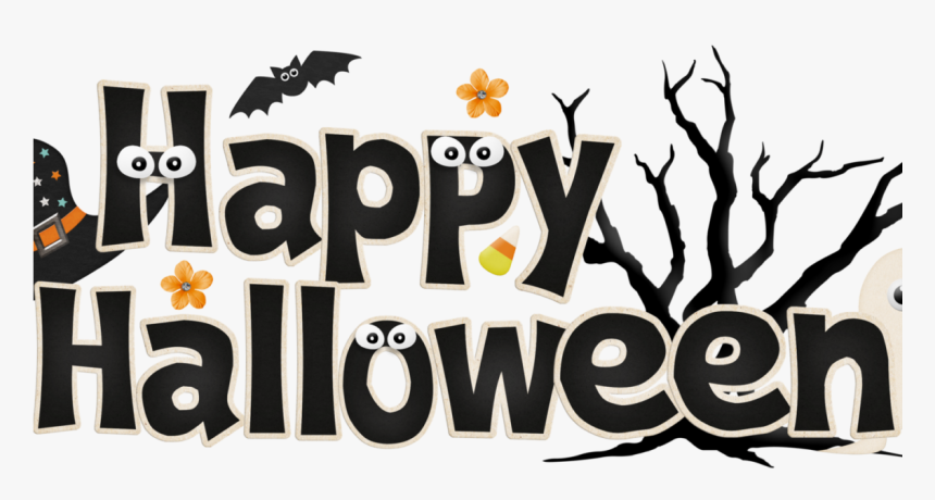 Happy Halloween Png Scary - Halloween 2018 Clip Art, Transparent Png, Free Download