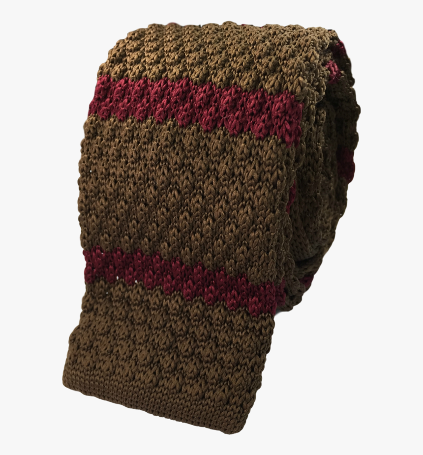 Copper Brown With Maroon Stripe Knit, HD Png Download, Free Download