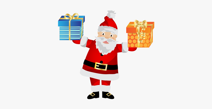 Black Santa Messages Sticker-5 - Cartoon, HD Png Download, Free Download