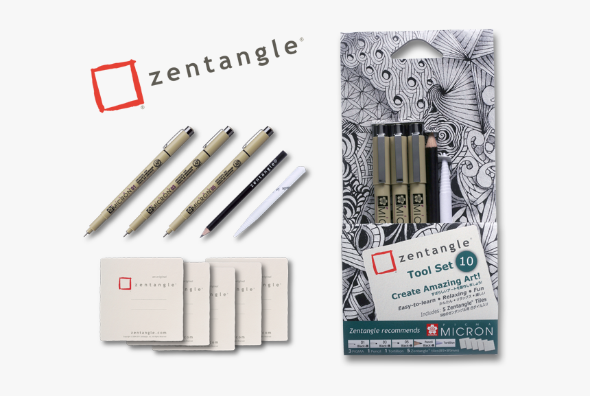 Zentangle Tool Kits, HD Png Download, Free Download