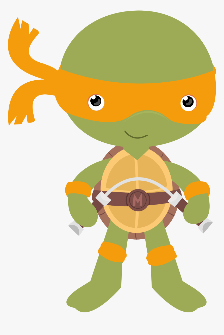 Teenage Mutant Ninja Turtles Clipart For Printable - Baby Ninja Turtles Png, Transparent Png, Free Download