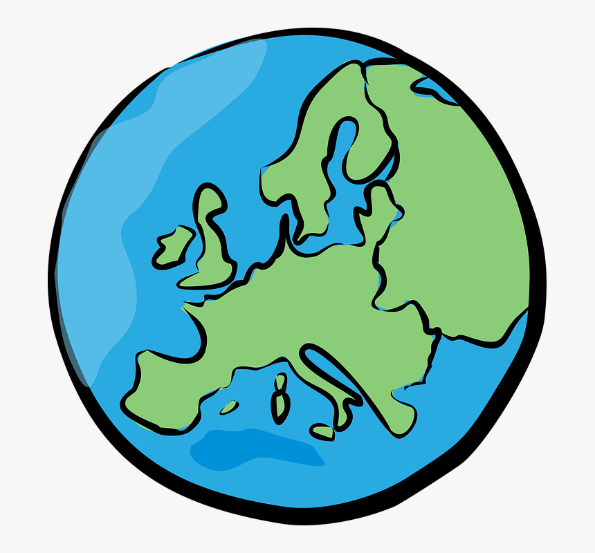 Europe, World, Globe, Earth, Planet, Drawing, Sketch - Philosophical Questions, HD Png Download, Free Download