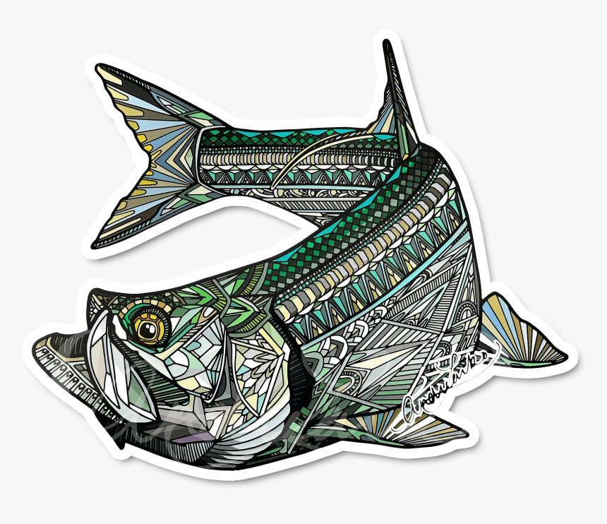 Andrea Larko Tarpon Turning Sticker - Andrea Larko, HD Png Download, Free Download