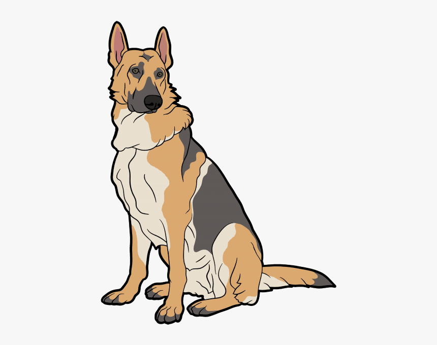 Clipart German Shepherd Dogs, HD Png Download, Free Download