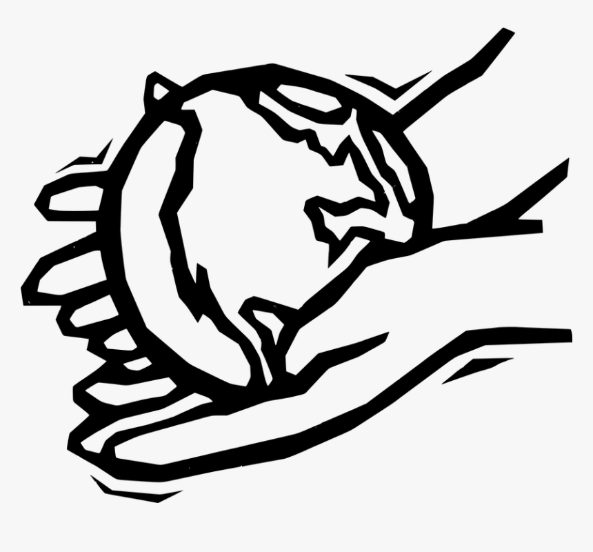 Earth, World, Hands, Planet, Globe, Holding - Helping Hands Clip Art, HD Png Download, Free Download