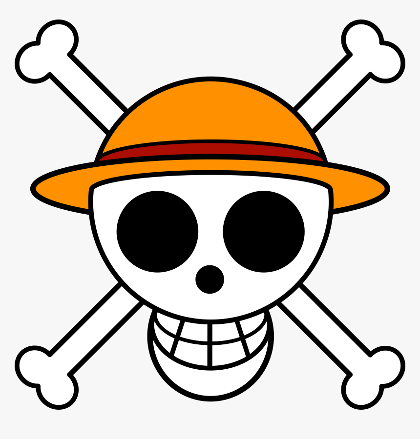 Straw Hat Luffy Clipart - One Piece Icon Png, Transparent Png - kindpng