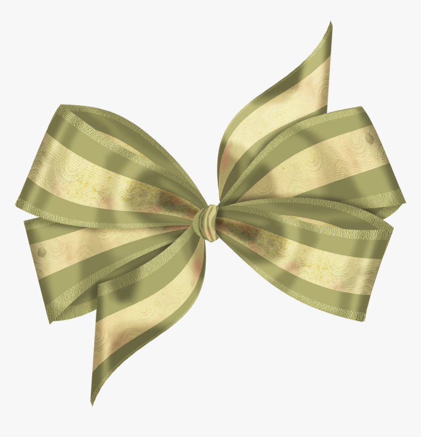 Green Bow Ribbon Transparent Background, HD Png Download, Free Download