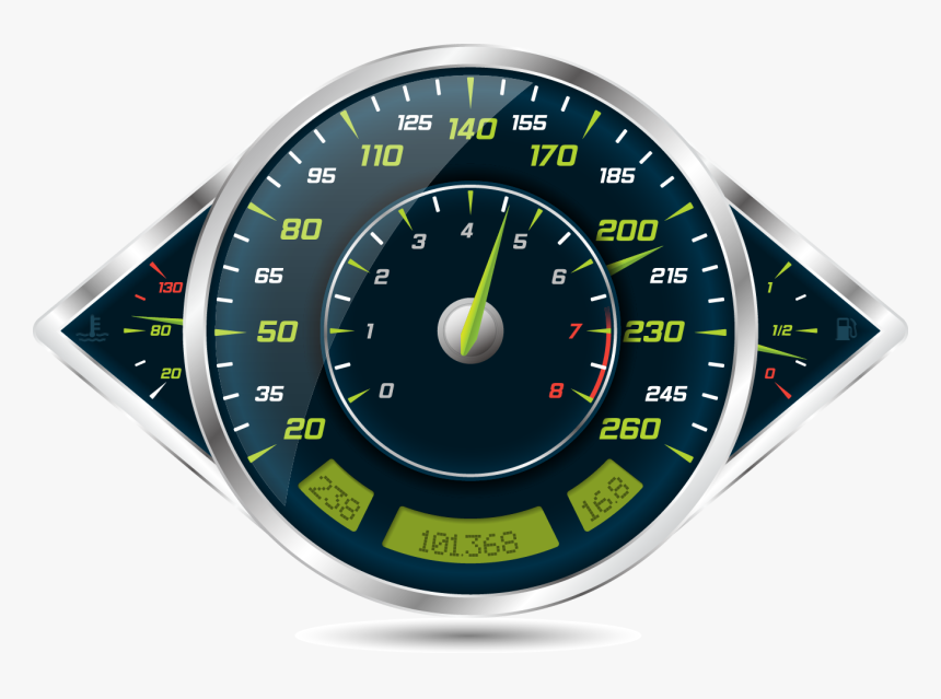 Car Gauge Euclidean - Odometer, HD Png Download, Free Download