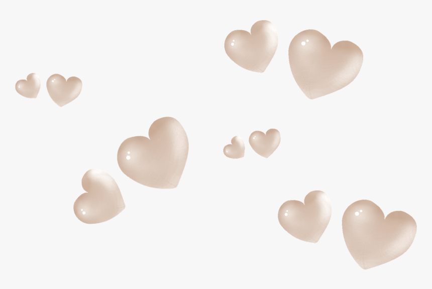 Brown Decorative Hearts Png Download - Heart, Transparent Png, Free Download