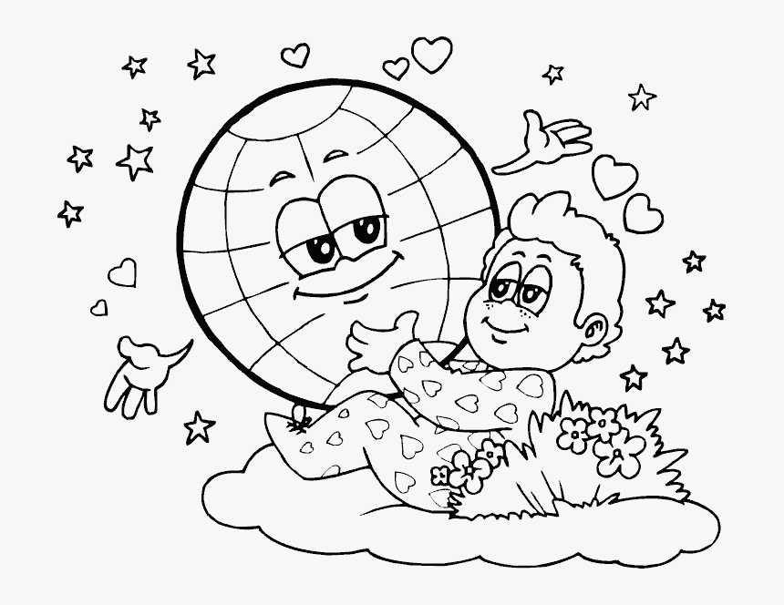 Transparent Earth Day 2017 Clipart - World Environment Day Black And White, HD Png Download, Free Download