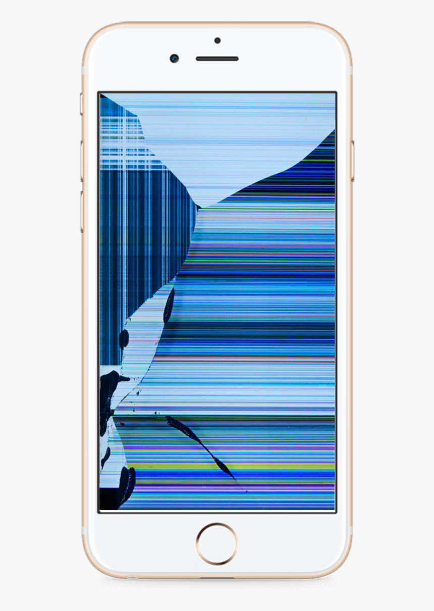 Iphone 6s Lcd Repair Iphone 6 Broken Screen Lines Hd Png Download Kindpng