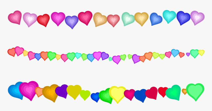 Clipart - Heart Clip Art Borders, HD Png Download, Free Download