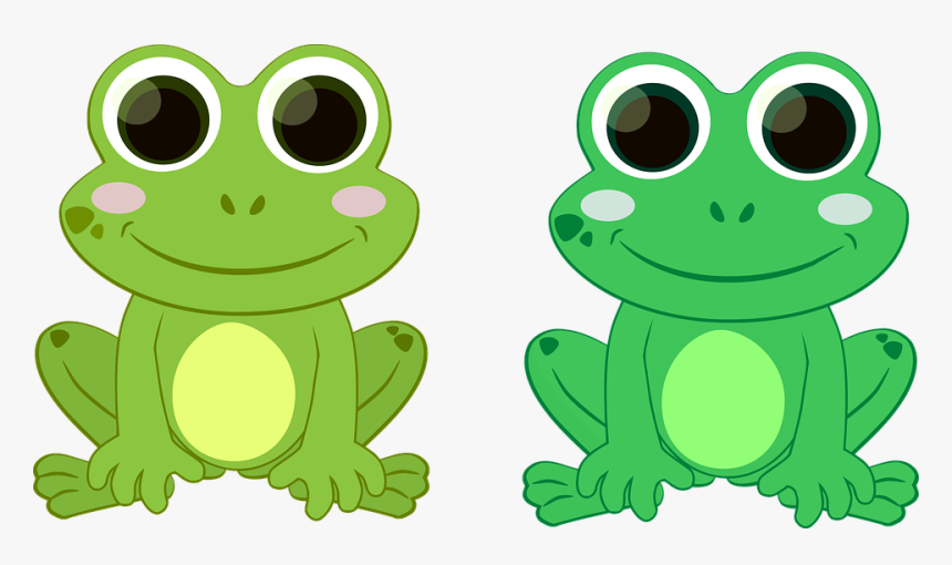Frog, Green, Toad, Cute, Animal, Nature, Amphibian - Cartoon Frog Clip Art, HD Png Download, Free Download