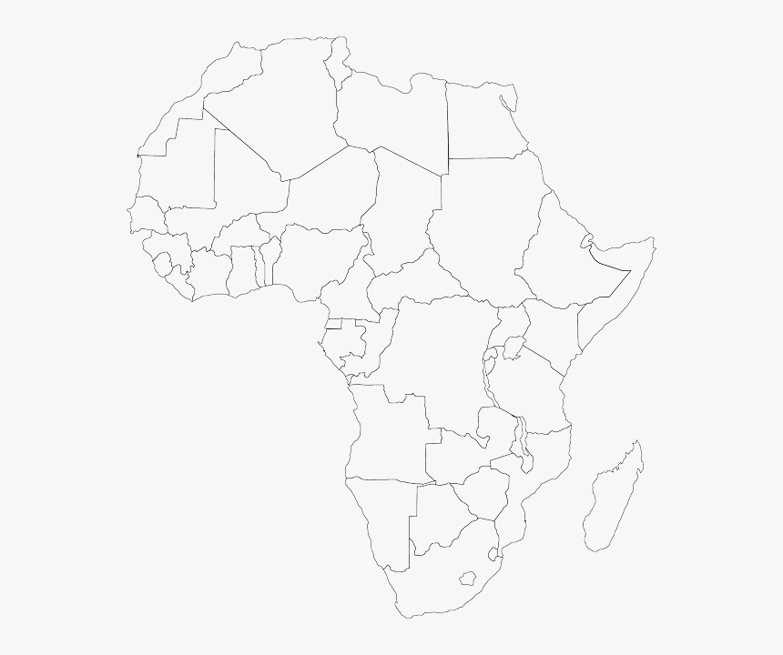 Emptyafrica Map, HD Png Download, Free Download