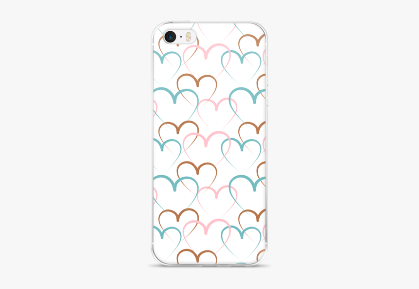 Decorative Hearts Pattern Vector Iphone 5/5s/se, 6/6s, - Mobile Phone Case, HD Png Download, Free Download