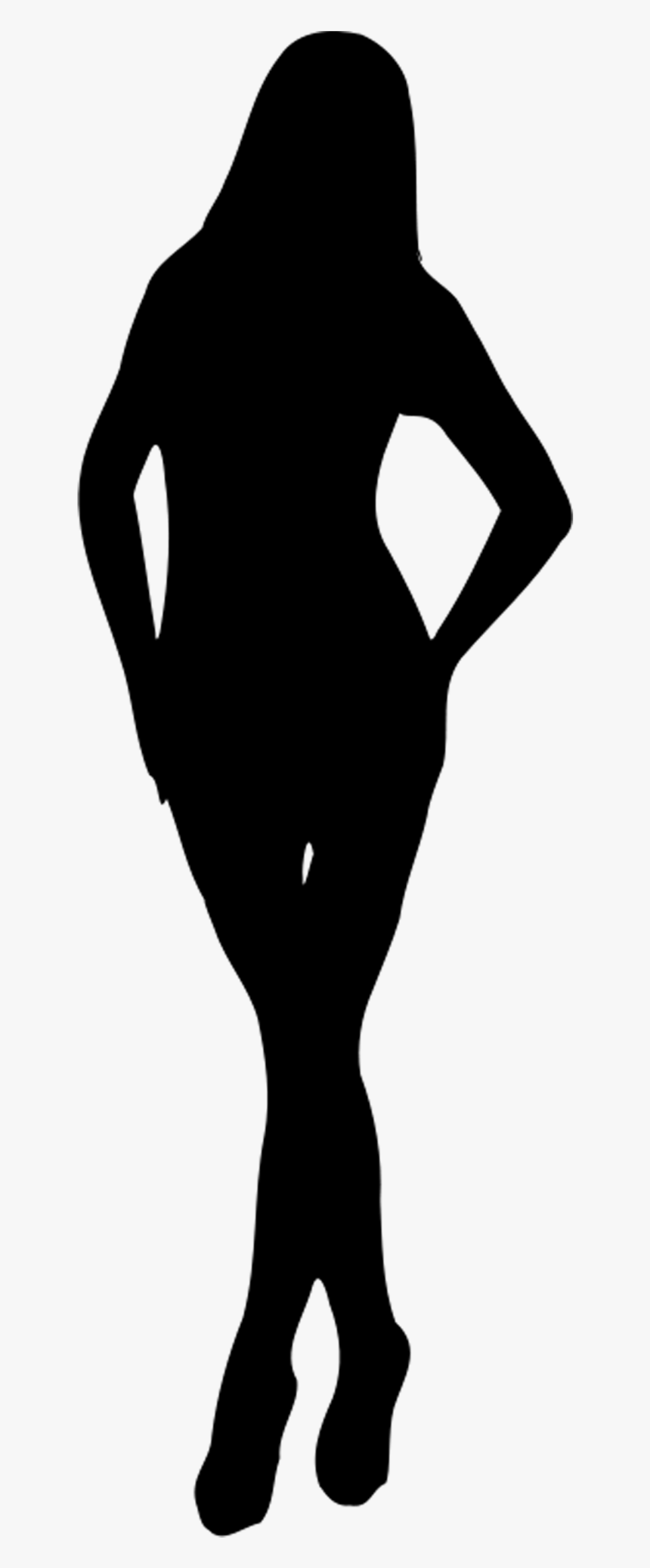 Women Legs Png Silhouette - Woman Silhouette Clipart, Transparent Png, Free Download