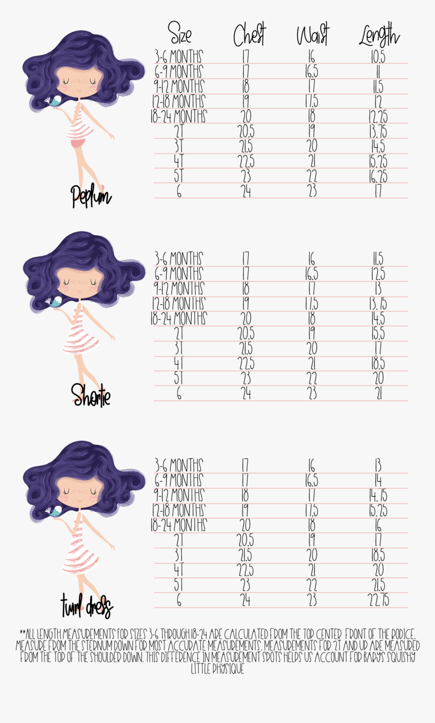 Sizing Chart - Drawing - Lace Wig, HD Png Download, Free Download