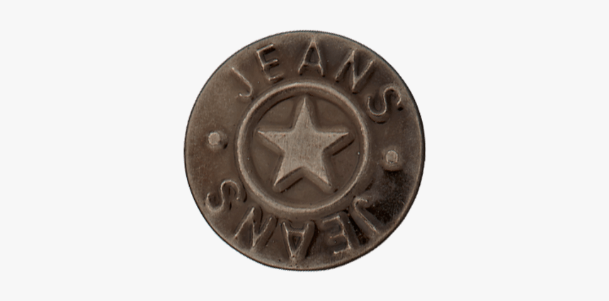 Metal Jeans Button Star - Circle, HD Png Download, Free Download