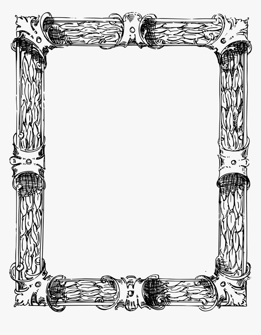 Ornate Frame Png - Frame A4 Transparent Png, Png Download, Free Download