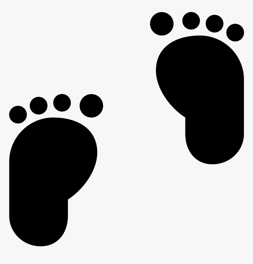 Footprint Clipart Icon - Baby Footprint Icon Transparent, HD Png Download, Free Download