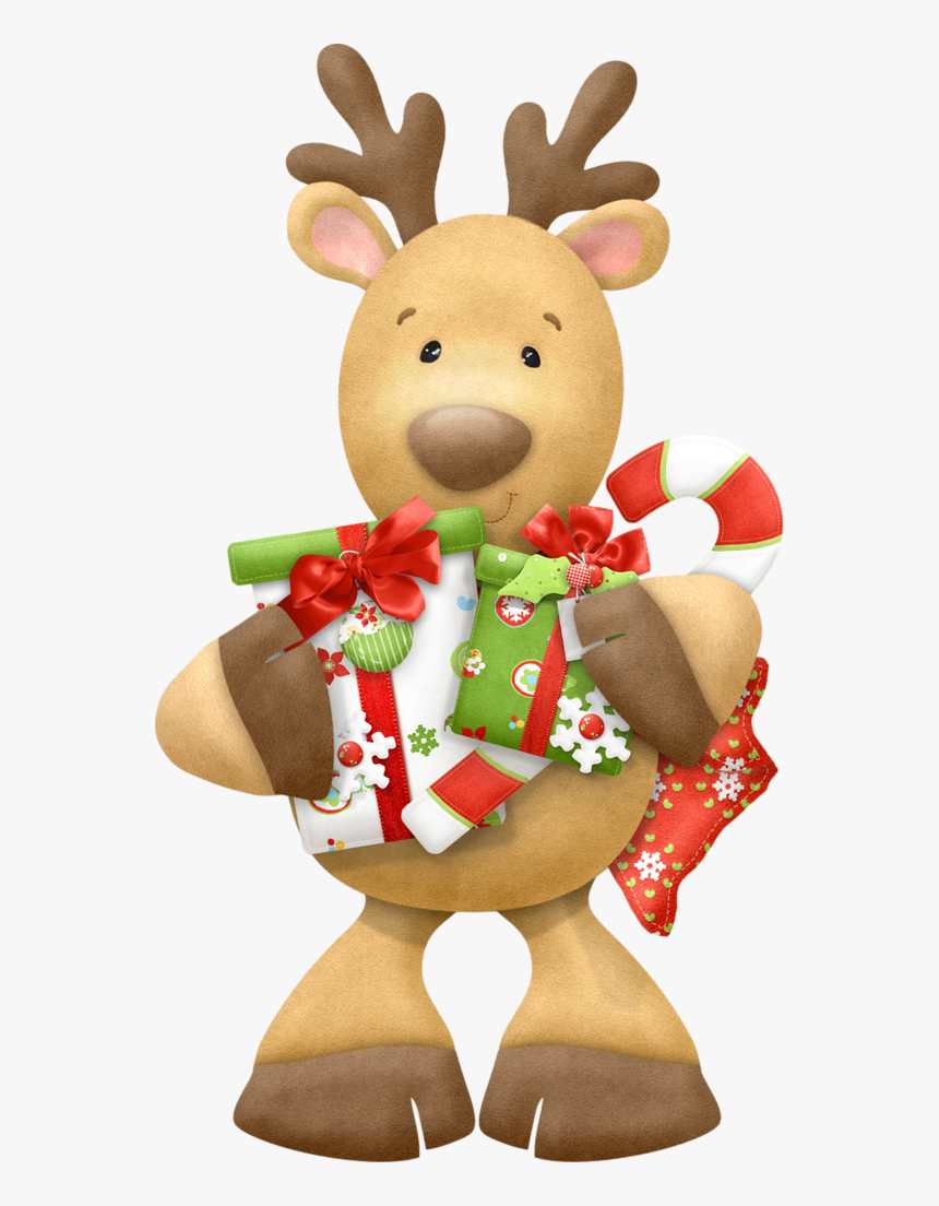 Funny Christmas Reindeer Clipart Clipartxtras - Christmas Reindeer Clip Art, HD Png Download, Free Download