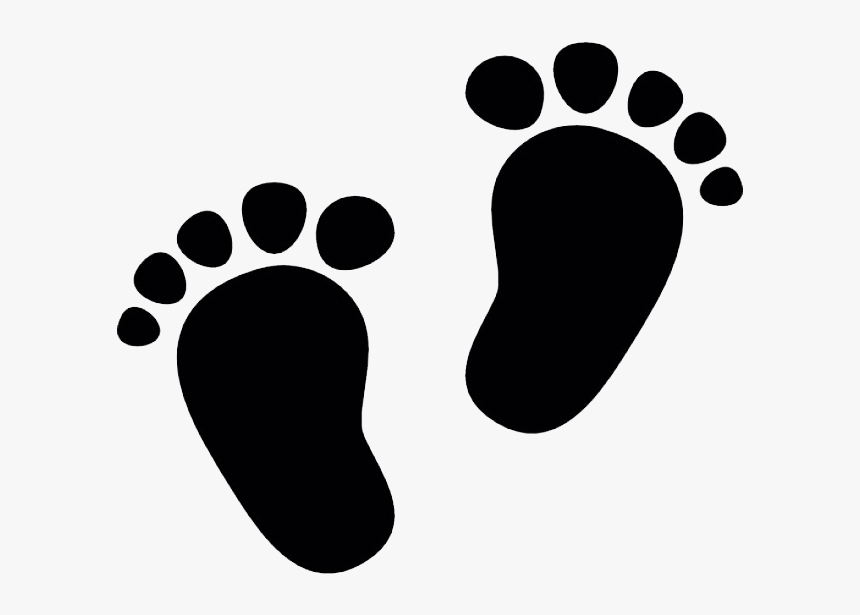 baby foot print clip art free