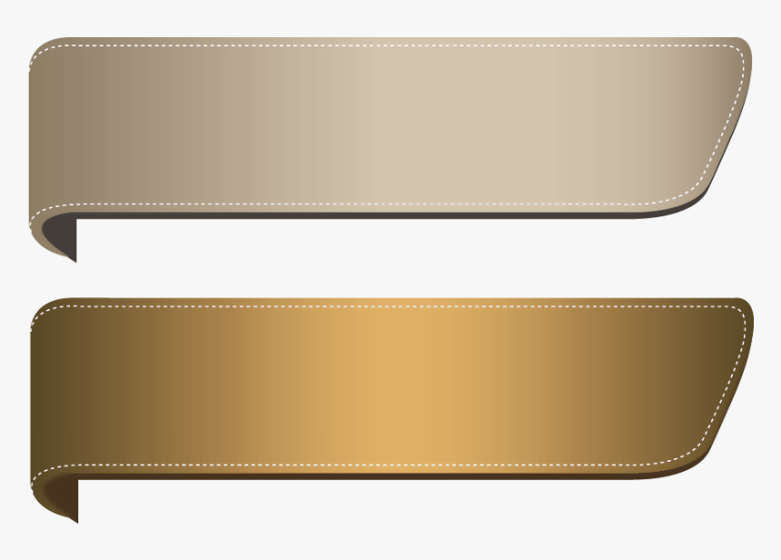 Ribbon Clipart Brown - Transparent Background Banner Png, Png Download, Free Download