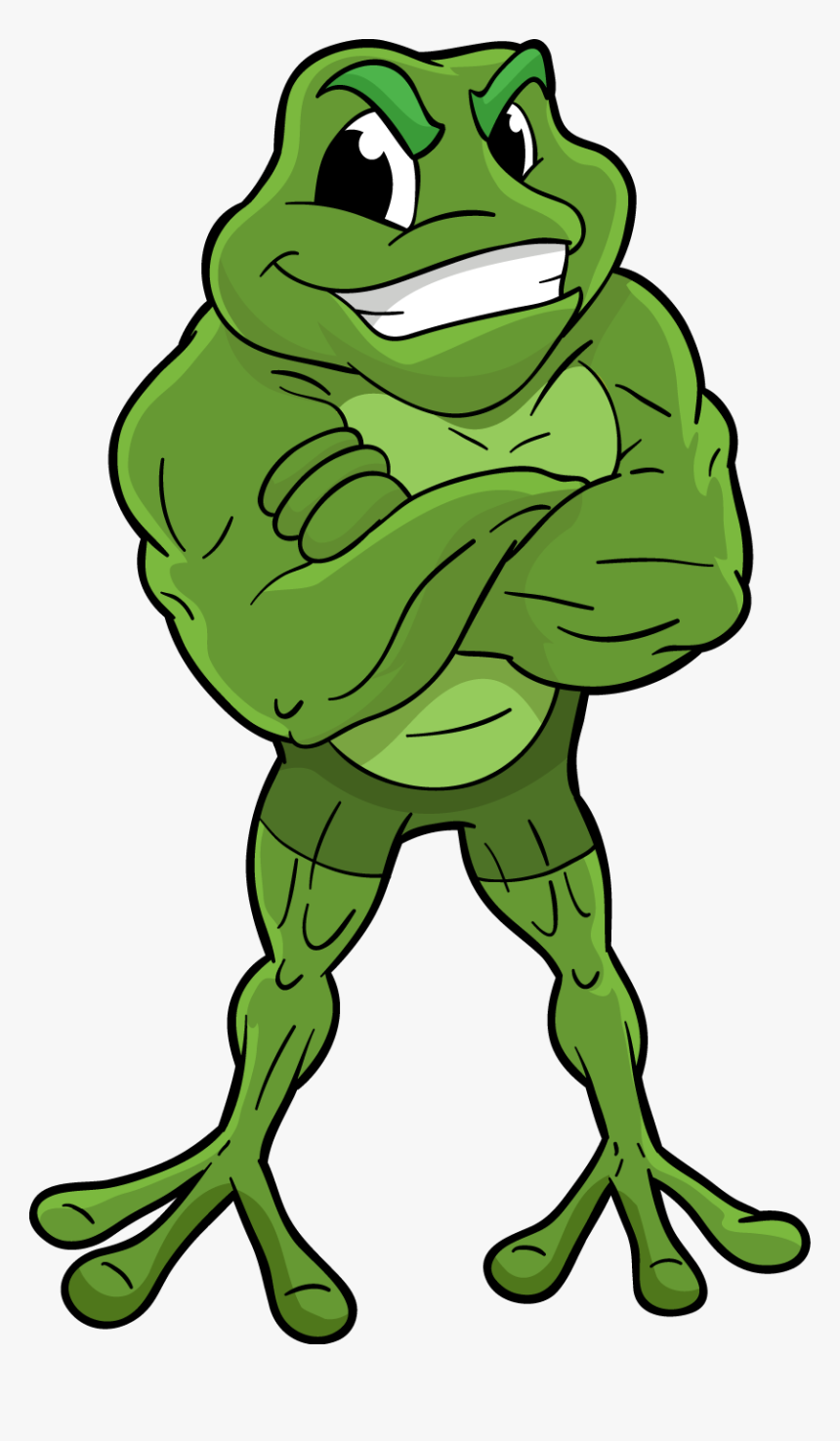 Transparent Toad Animal Png - Cartoon Frog, Png Download - kindpng