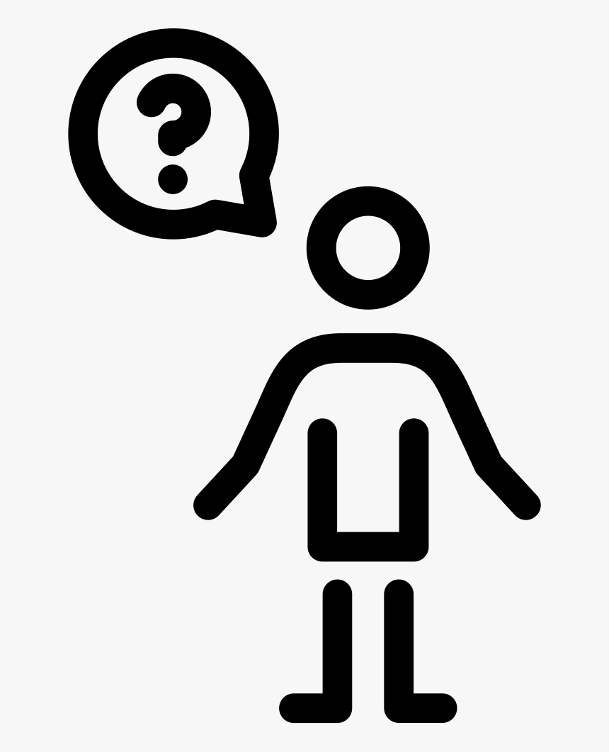 Man Questioning - Man Questioning Clipart, HD Png Download, Free Download