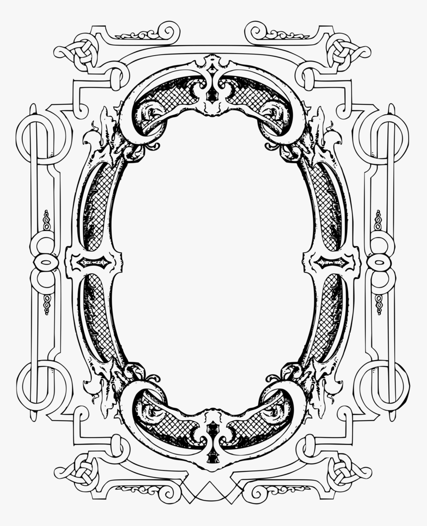 Transparent Antique Picture Frames Png - Frame Clip Art, Png Download, Free Download