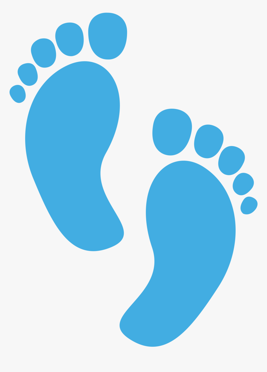 Transparent Footprints Clipart - Blue Foot Prints, HD Png Download, Free Download