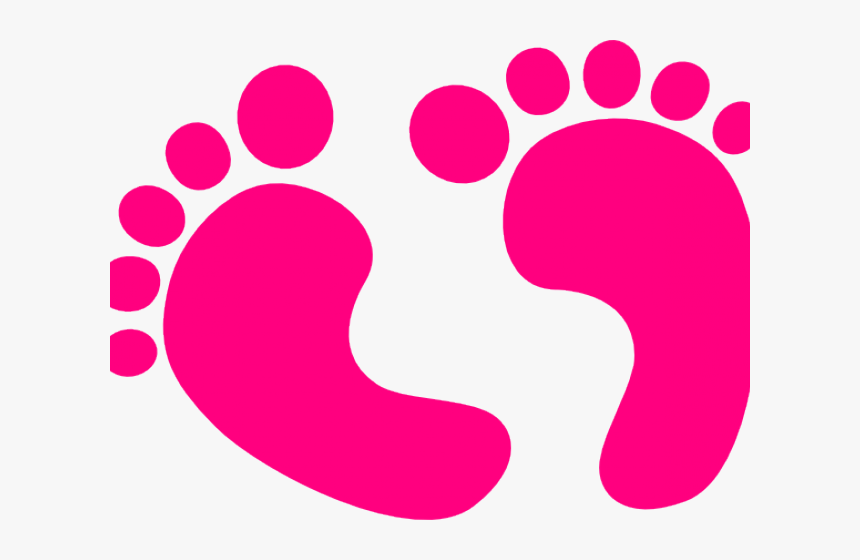 Baby Footprints Clipart - Baby Feet Drawing Easy, HD Png Download, Free Download