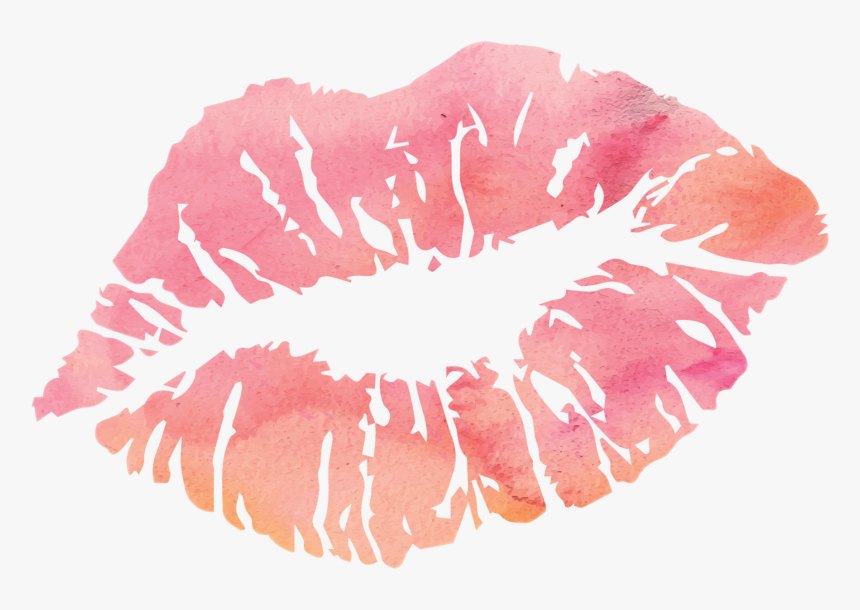 Lip Drawing Clip Art - Pink Lips Transparent Background, HD Png Download, Free Download